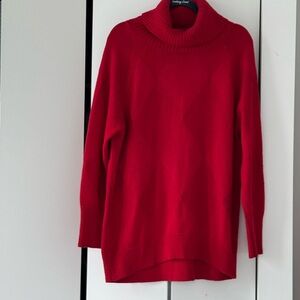 Banana Republic Bold Red Turtleneck Sweater